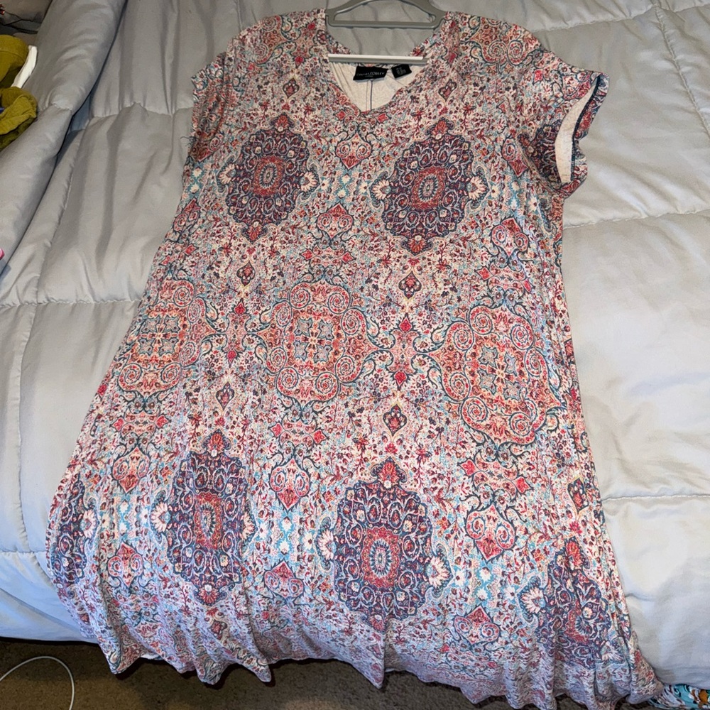 Cynthia Rowley patterned stretchy dress